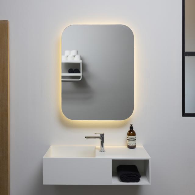 Rounded speilskap 600x800 mm