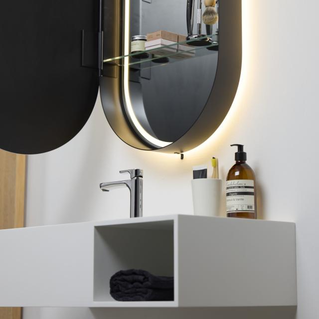 Oval speilskap 500x900 mm