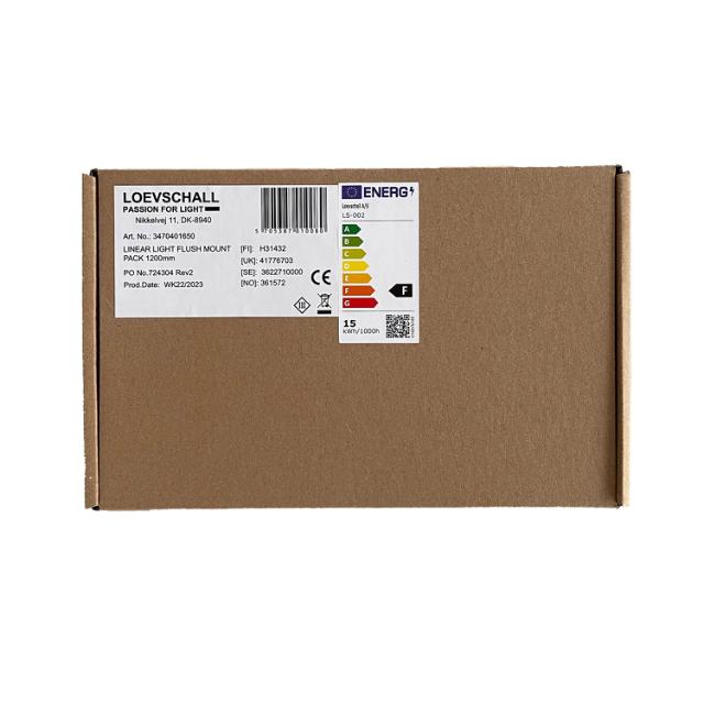 LEDconnect 12V monteringssett frest inn 1200 mm