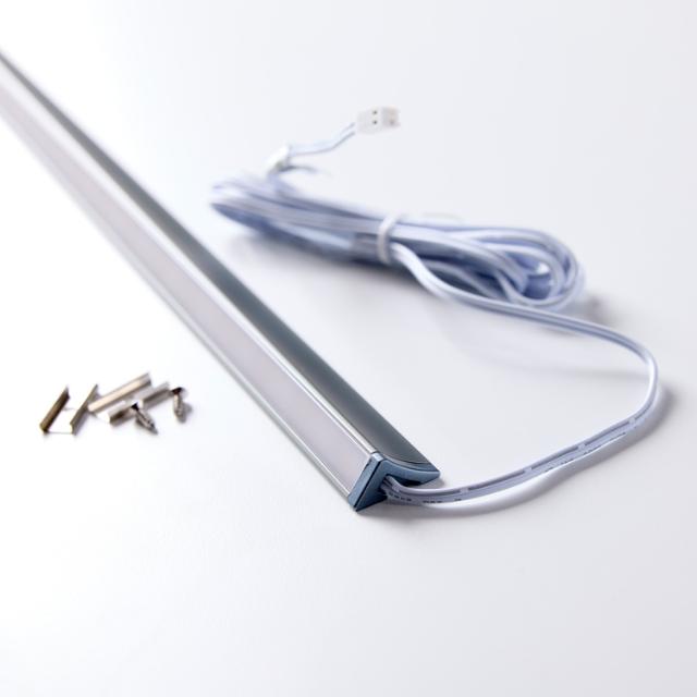 Angled LED aluprofil 560 mm Iron Grey
